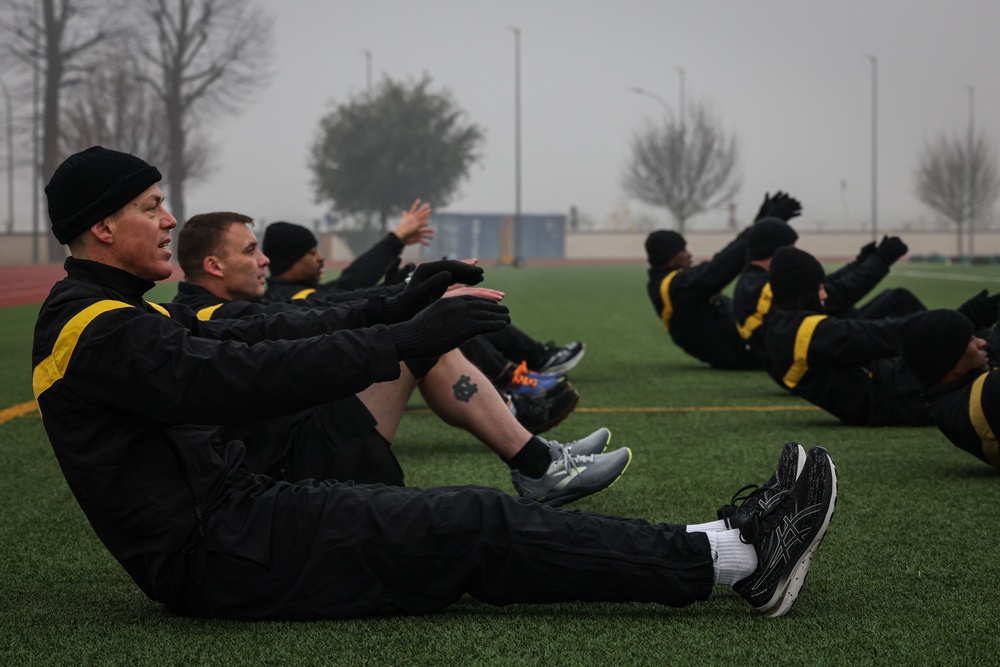 Africa Foreign Area Officers take the Army Combat Fitness Test