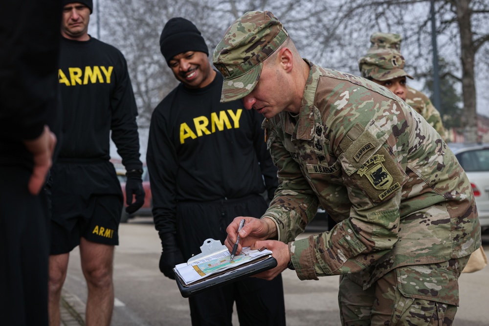 African Foreign Area Officers take the Army Combat Fitness Test