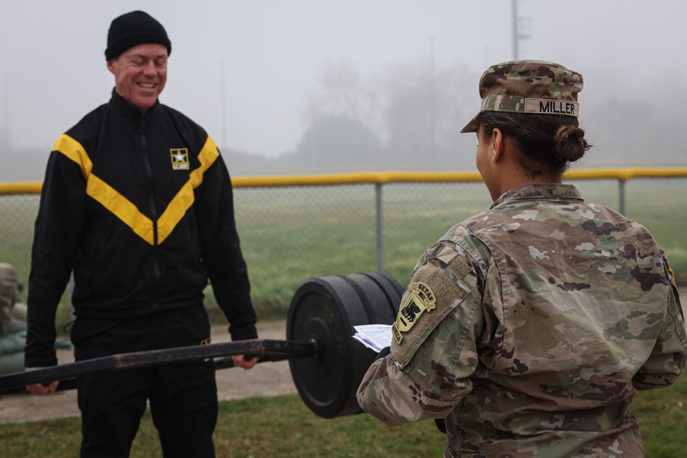 Africa Foreign Area Officers take the Army Combat Fitness Test