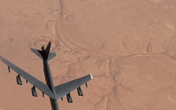 U.S. B-52, F-15Es conduct patrols in support of OIR