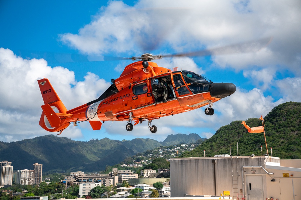 Coast Guard Air Station Barbers Point conducts training