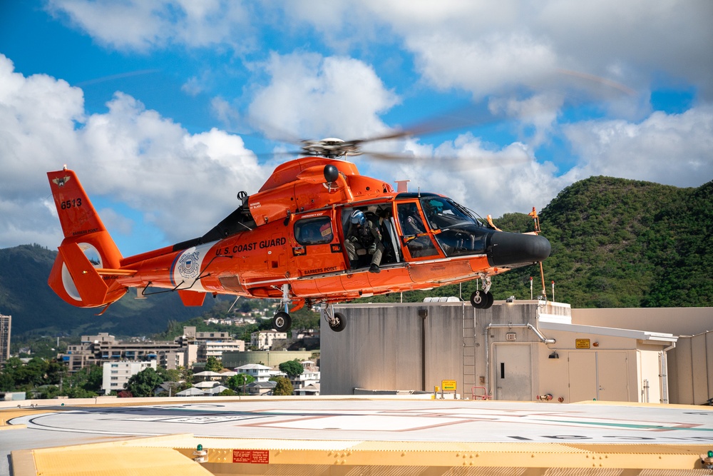 Coast Guard Air Station Barbers Point conducts training