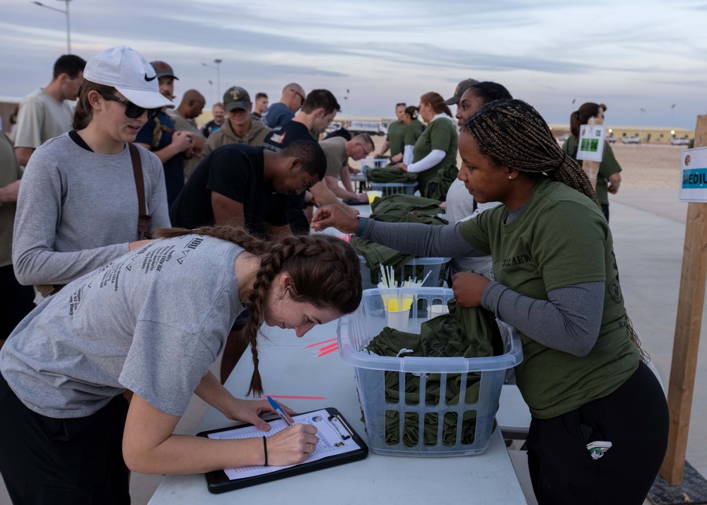 332nd Air Expeditionary Wing hosts Veterans Day Run