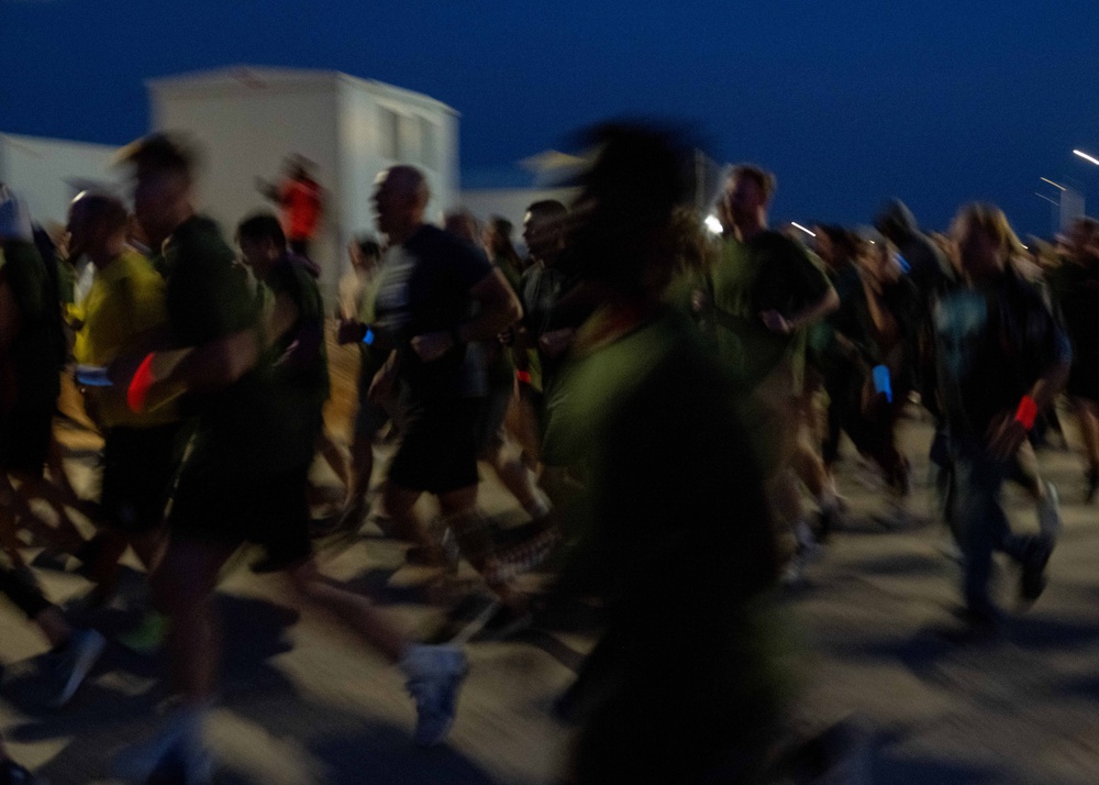 332nd Air Expeditionary Wing hosts Veterans Day Run