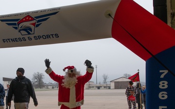 Dashing through the cold: Joint Jingle Jog sparkles into the season