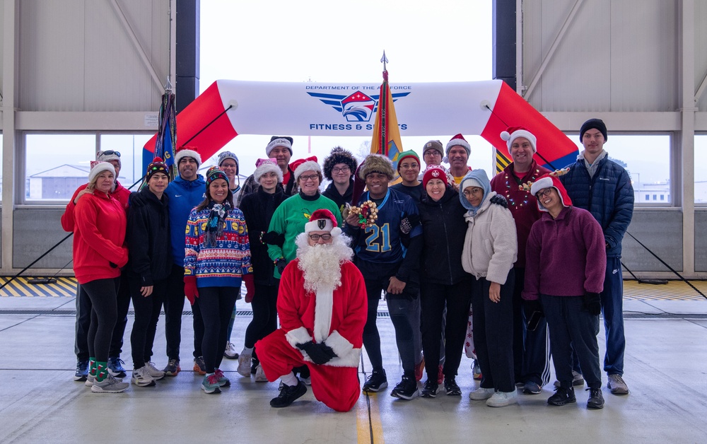 Dashing through the cold: Joint Jingle Jog sparkles into the season