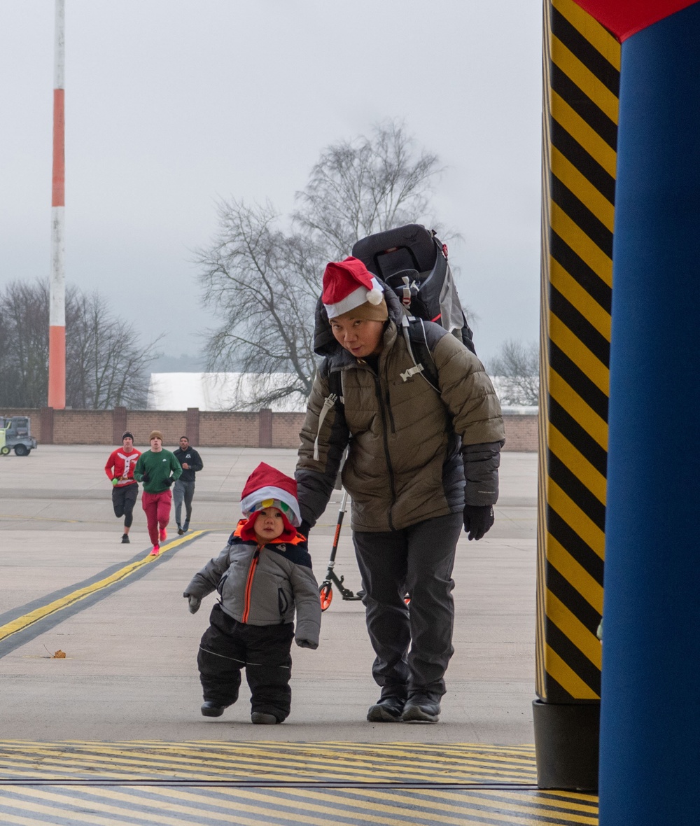 Dashing through the cold: Joint Jingle Jog sparkles into the season