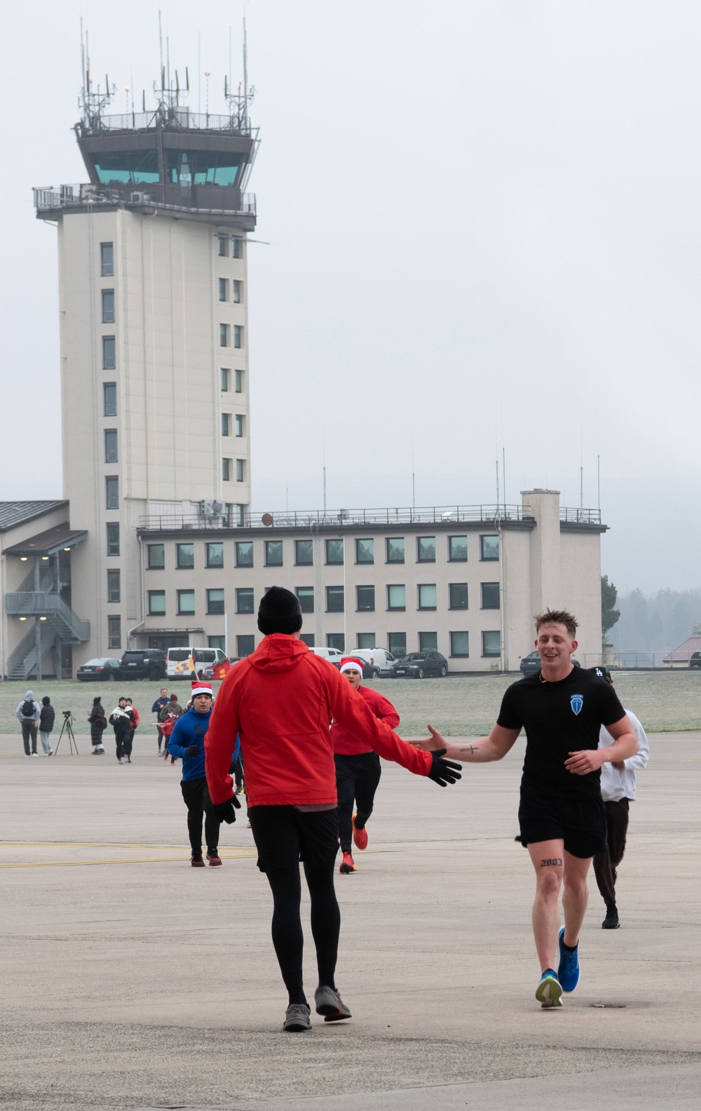Dashing through the cold: Joint Jingle Jog sparkles into the season