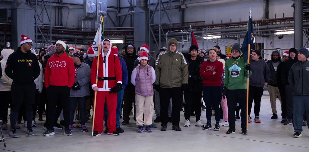 Dashing through the cold: Joint Jingle Jog sparkles into the season