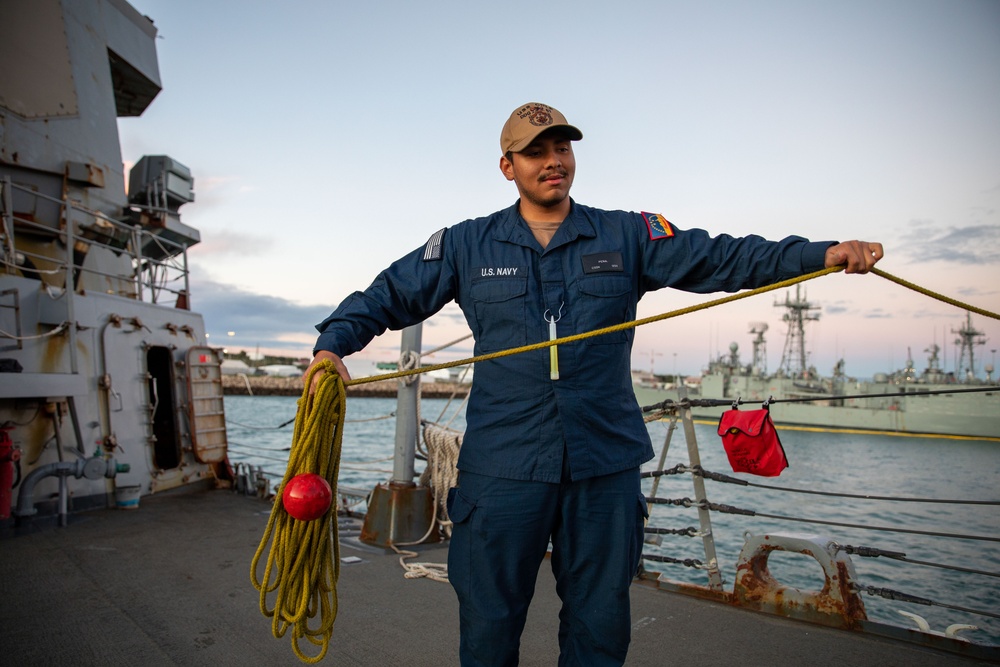 Sea and Anchor aboard the USS Cole