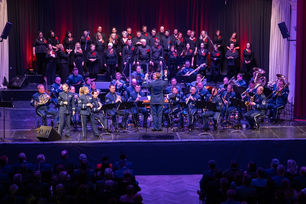 USAFE Band entertains at KMC Christmas Concert