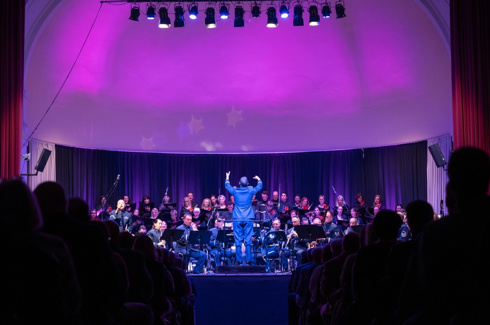 USAFE Band entertains at KMC Christmas Concert