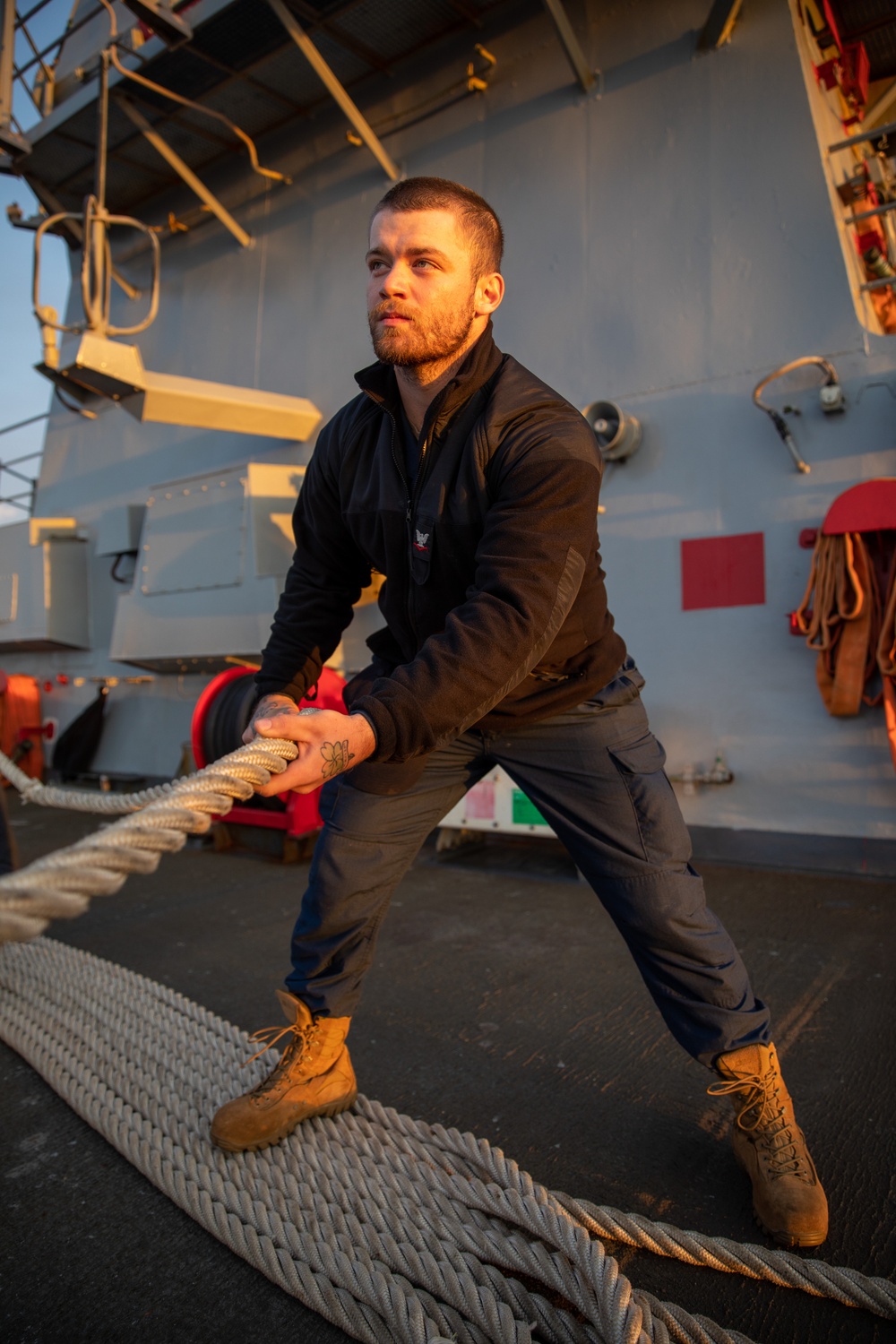 Sea and Anchor aboard the USS Cole