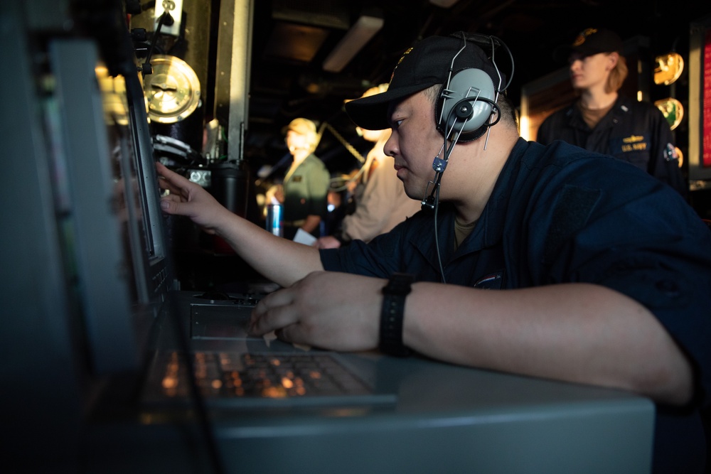 Sea and Anchor aboard the USS Cole