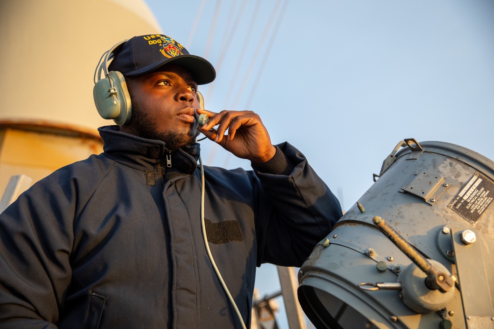 Sea and Anchor aboard the USS Cole