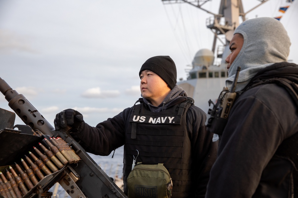 Sea and Anchor aboard the USS Cole