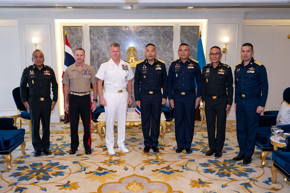 USINDOPACOM commander visits Royal Thai Air Force Headquarters