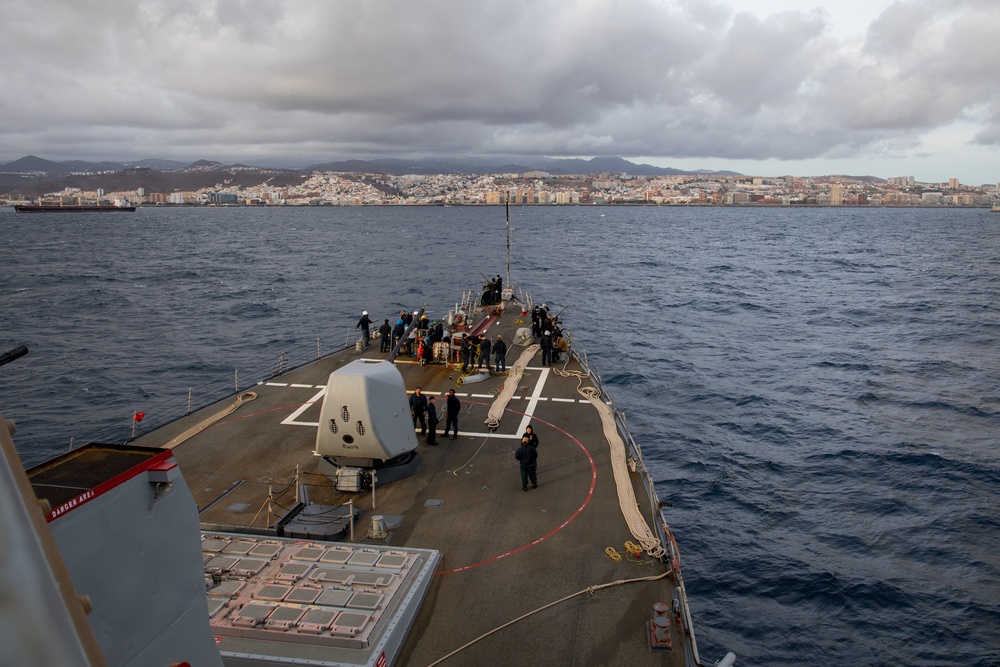 Sea and Anchor aboard the USS Cole