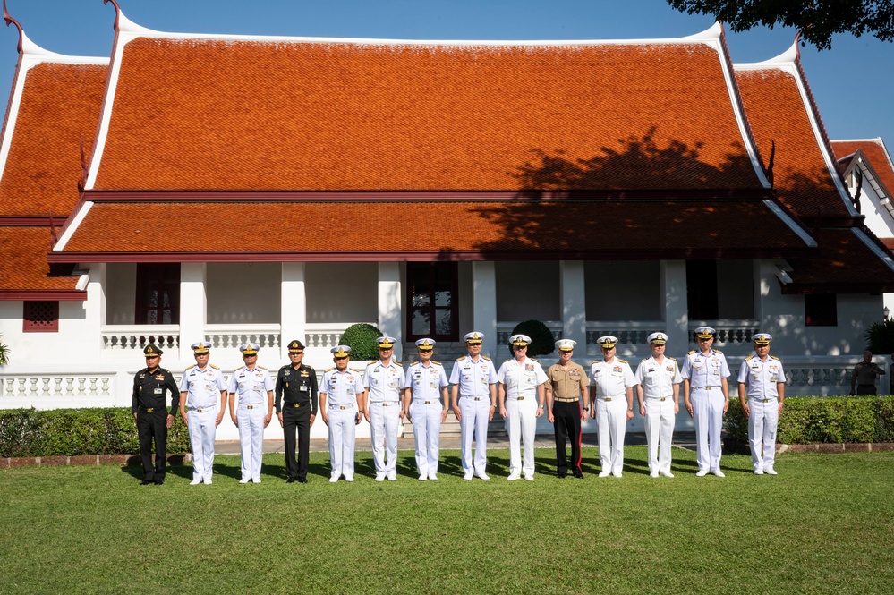 USINDOPACOM commander visits Royal Thai Navy Headquarters