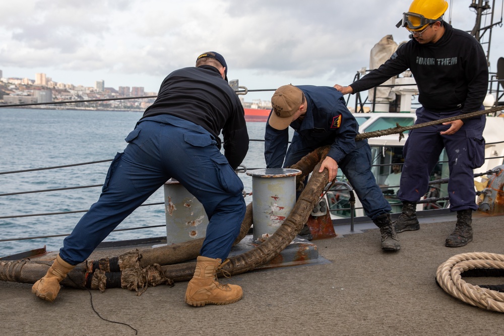 Sea and Anchor aboard the USS Cole