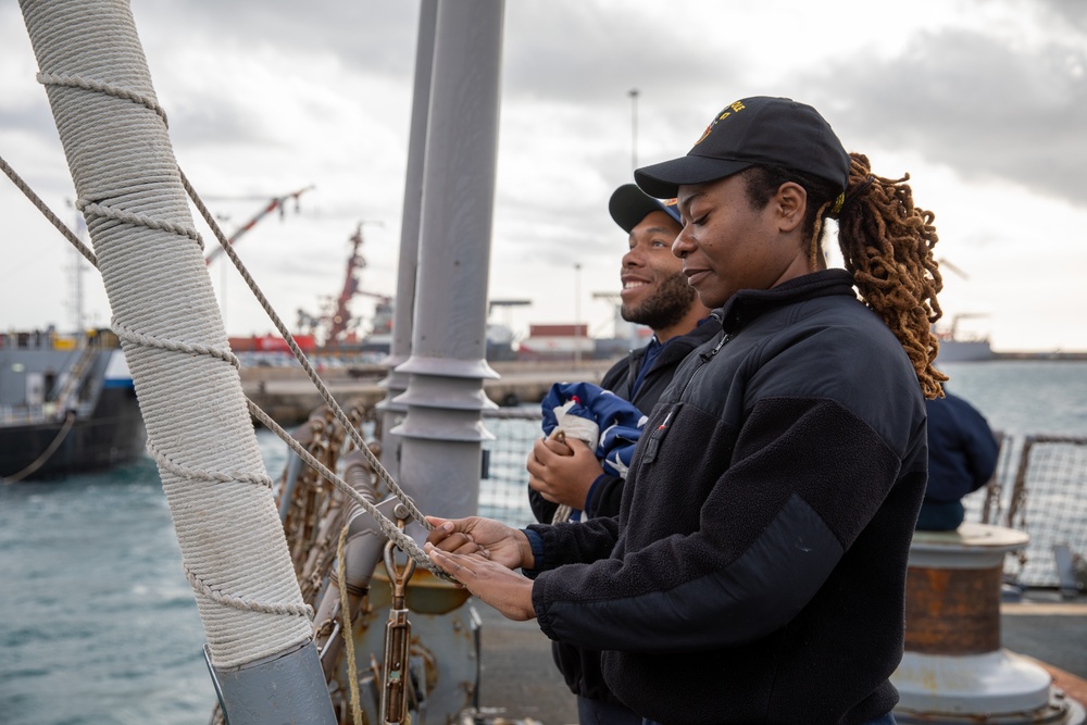 Sea and Anchor aboard the USS Cole