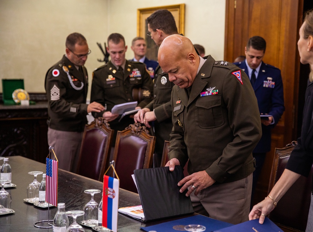 Ohio National Guard meets with Serbian partners during annual capstone visit