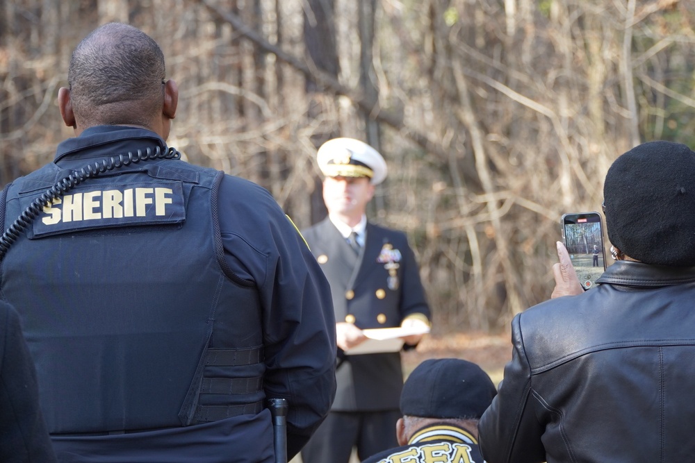 NWS Yorktown remembers Civil War era Medal of Honor Recipient during Wreath laying event