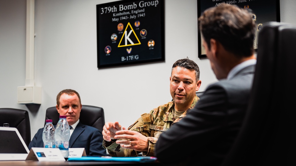 NATO representative visits the 379th AEW