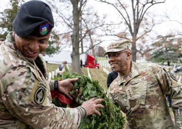 Senior U.S. Military Leaders Lay Wreaths in Section 37
