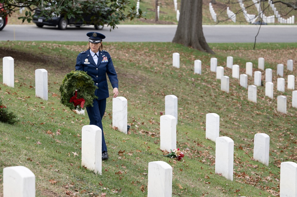 Senior U.S. Military Leaders Lay Wreaths in Section 37