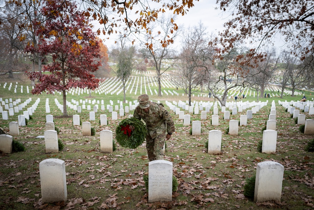 Senior U.S. Military Leaders Lay Wreaths in Section 37