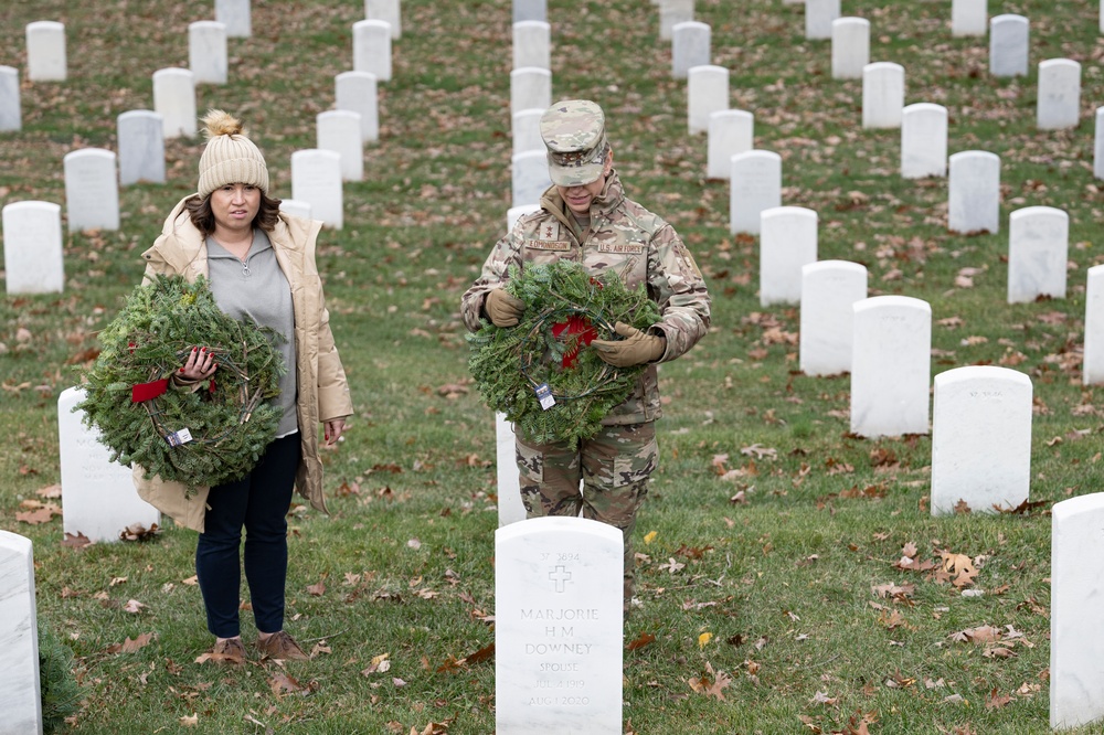 Senior U.S. Military Leaders Lay Wreaths in Section 37