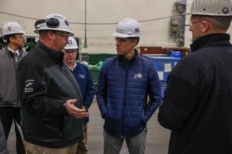 Acting Under Secretary of the Navy Tom Mancinelli Visits CVN 79