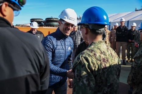 Acting Under Secretary of the Navy Tom Mancinelli Visits CVN 79