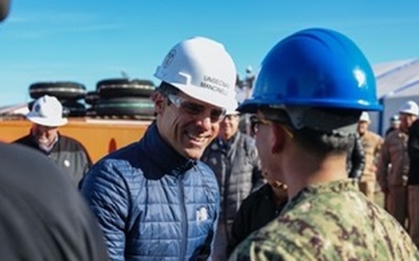 Acting Under Secretary of the Navy Tom Mancinelli Visits CVN 79