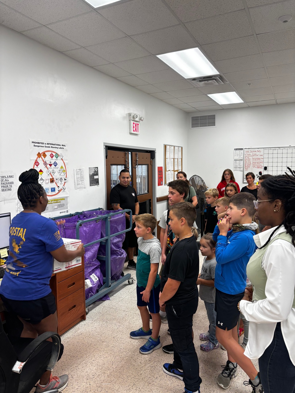 Students visit NS Guantanamo Bay, Cuba post office