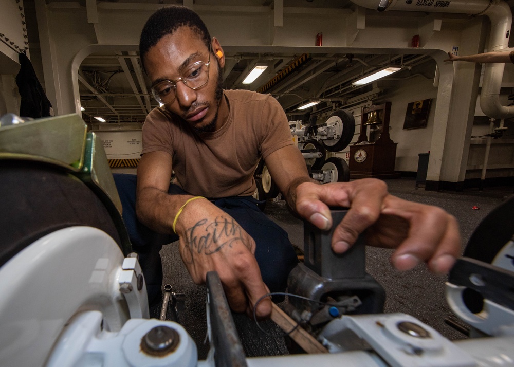 Daily Operations Aboard USS George H.W. Bush (CVN 77)