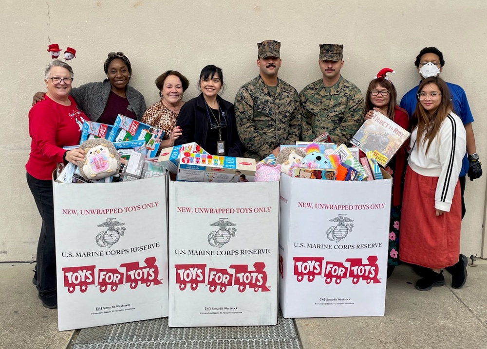 Navy Exchange patrons make children’s holiday special with toy donations