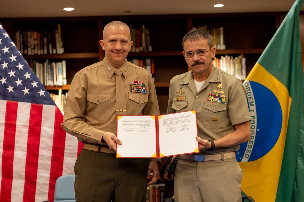 U.S. and Brazilian Marines conclude the Operational Naval Infantry Committee