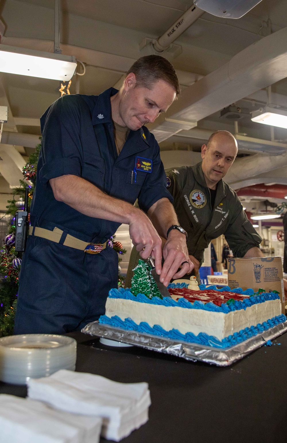 Daily Operations Aboard USS George H.W. Bush (CVN 77)