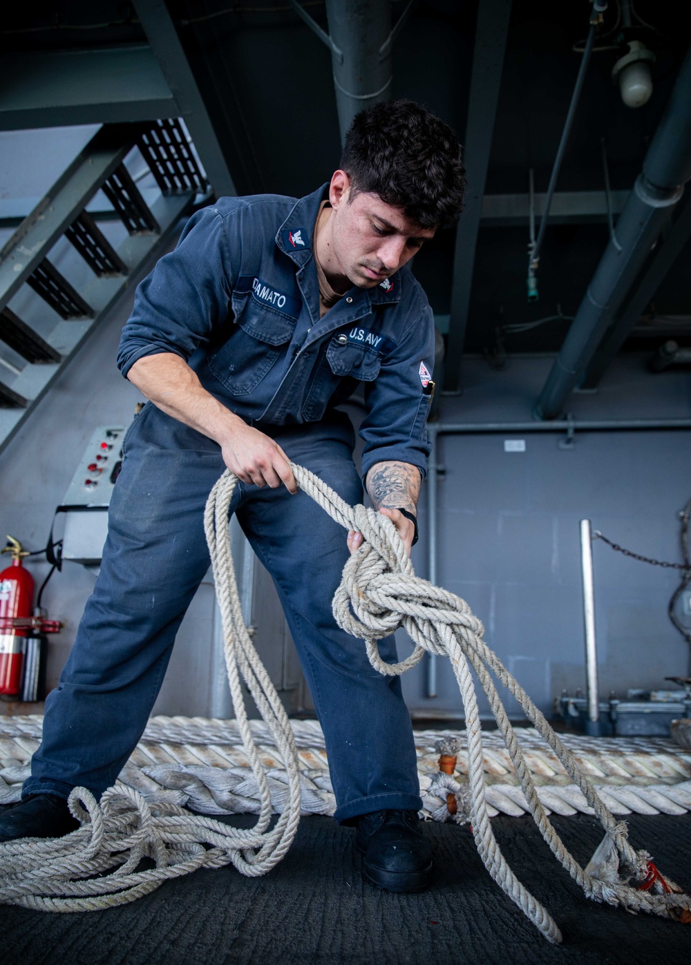 Daily Operations Aboard USS George H.W. Bush (CVN 77)