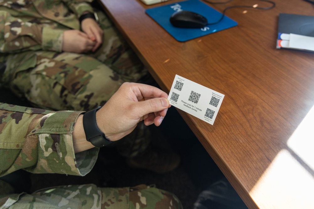 WRAIR-West Soldiers participate in Peer Advisor Training