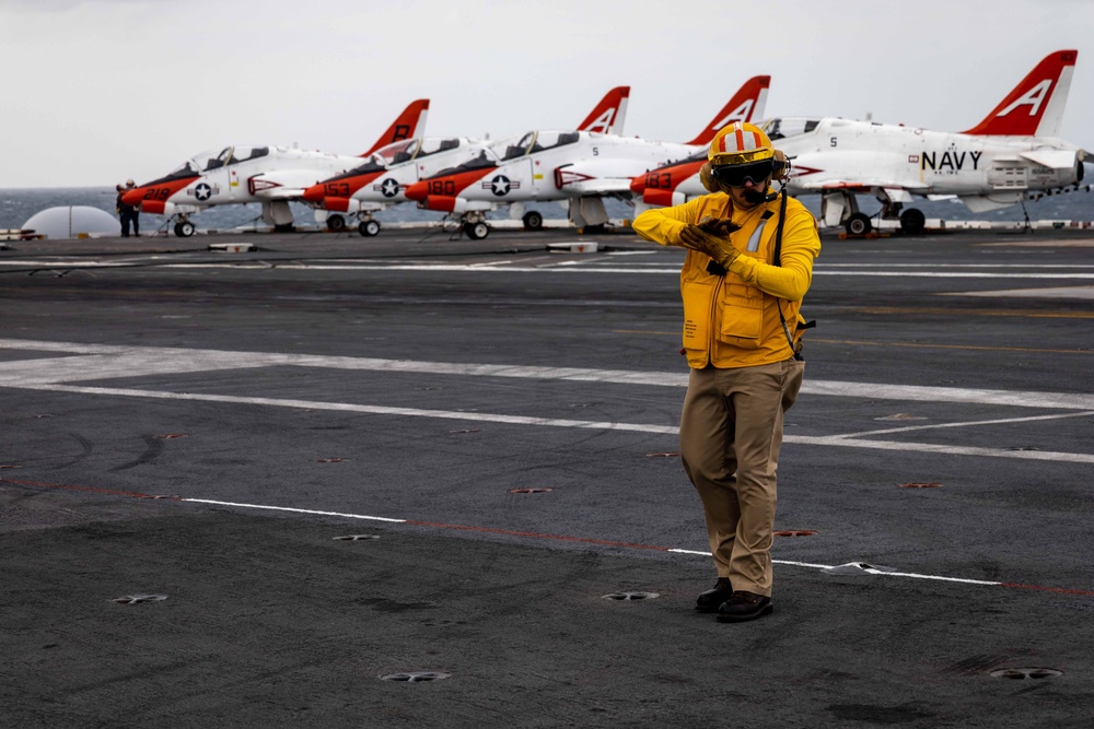 Daily Operations Aboard USS George H.W. Bush (CVN 77)