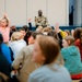 Col. Galbert reads to Freedom Elementary students