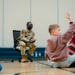 Col. Galbert reads to Freedom Elementary students