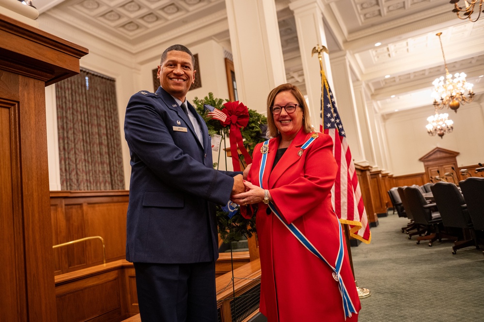 New Jersey Daughters of the American Revolution wreath laying ceremony