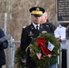 Army Reserve Soldiers lay wreaths for veterans dating back to the Revolutionary War