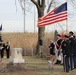 Army Reserve Soldiers lay wreaths for veterans dating back to the Revolutionary War