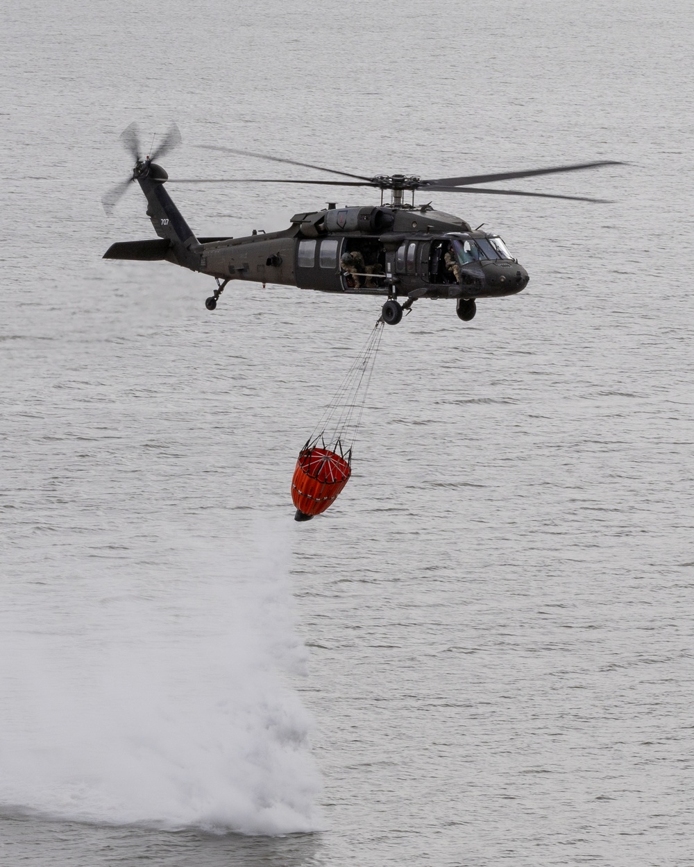 US Army trains at Milford Lake