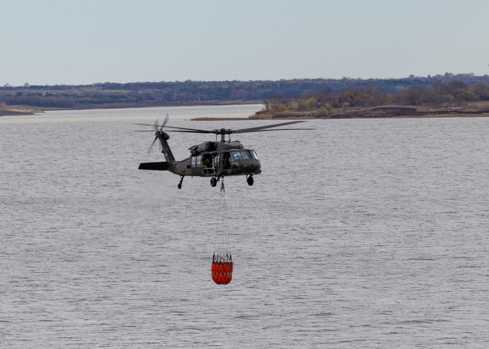 US Army trains at Milford Lake